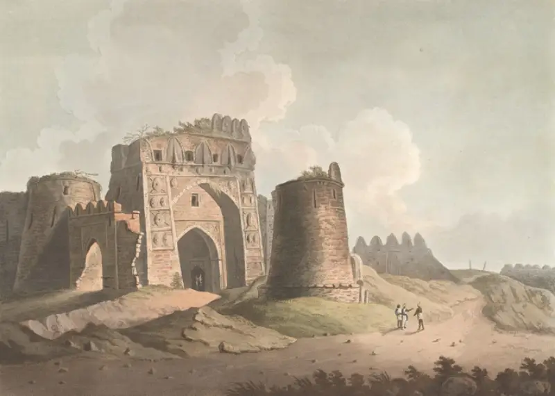 01-10b West Gate Of Firoz Shah's Cotillah
