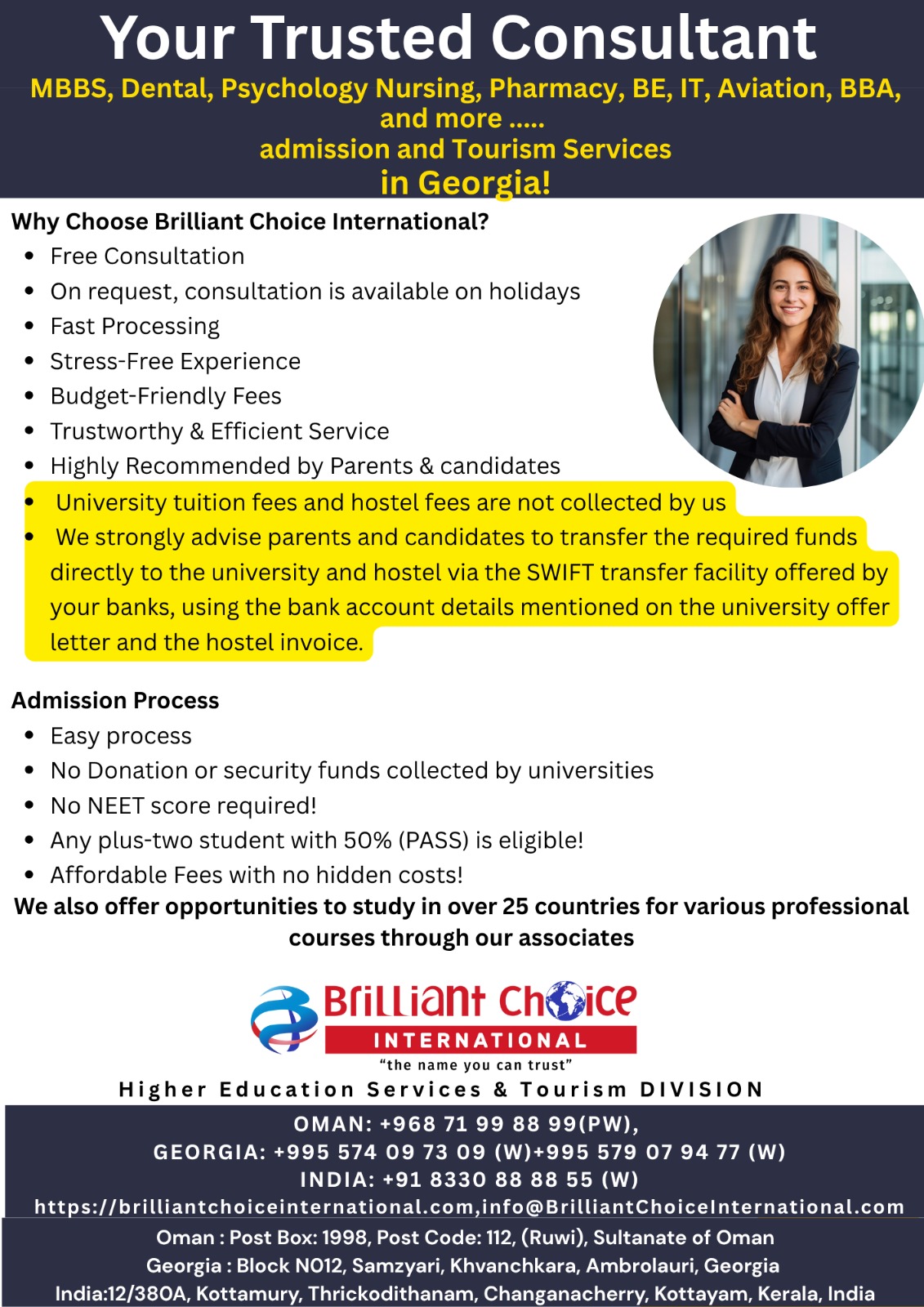 Why Choose Brilliant Choice International